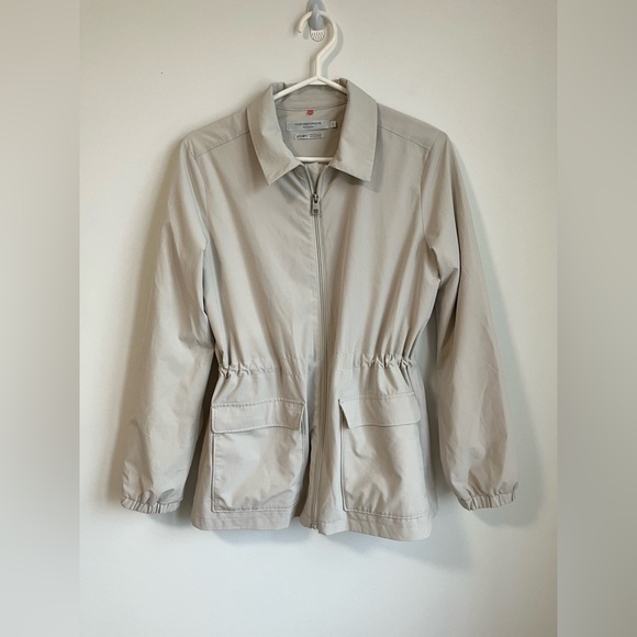 Simons Contemporaine Lightweight Drawstring Utility Fall Zipper Jacket - Picture 1 of 10